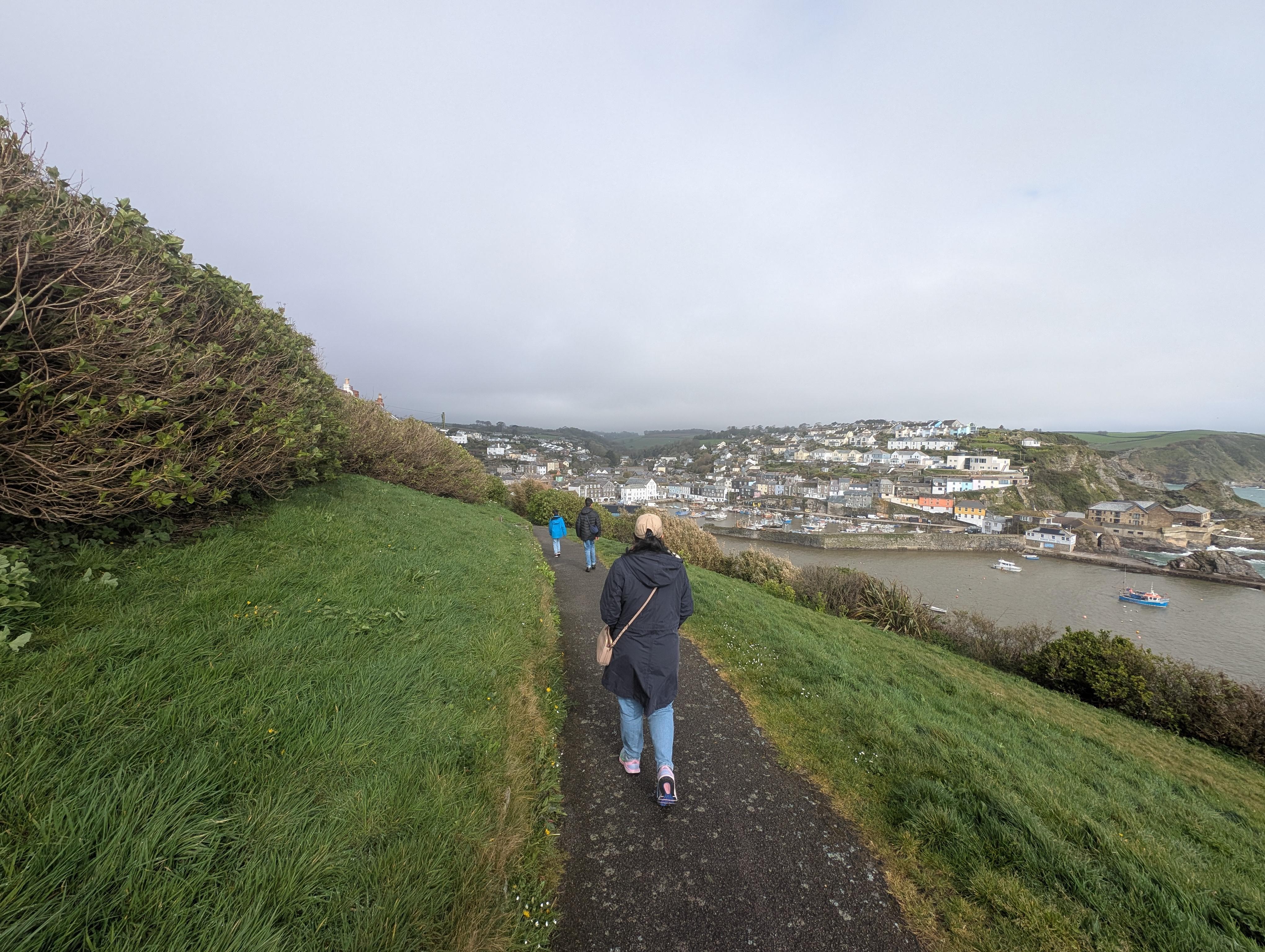 Path to Mevagissey Harbour