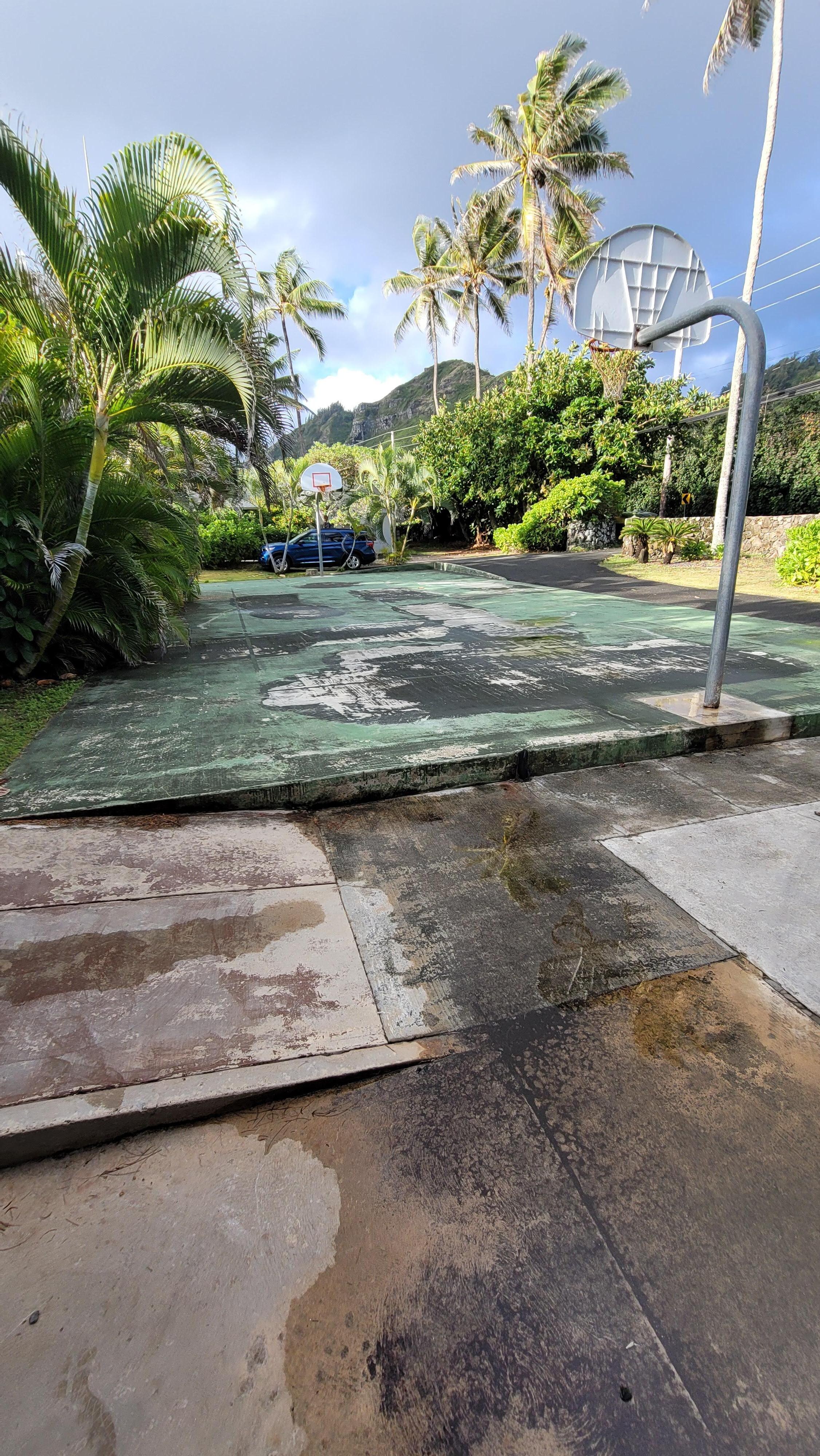 This is what the basketball court actually looks like.