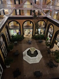 Courtyard view from fourth floor