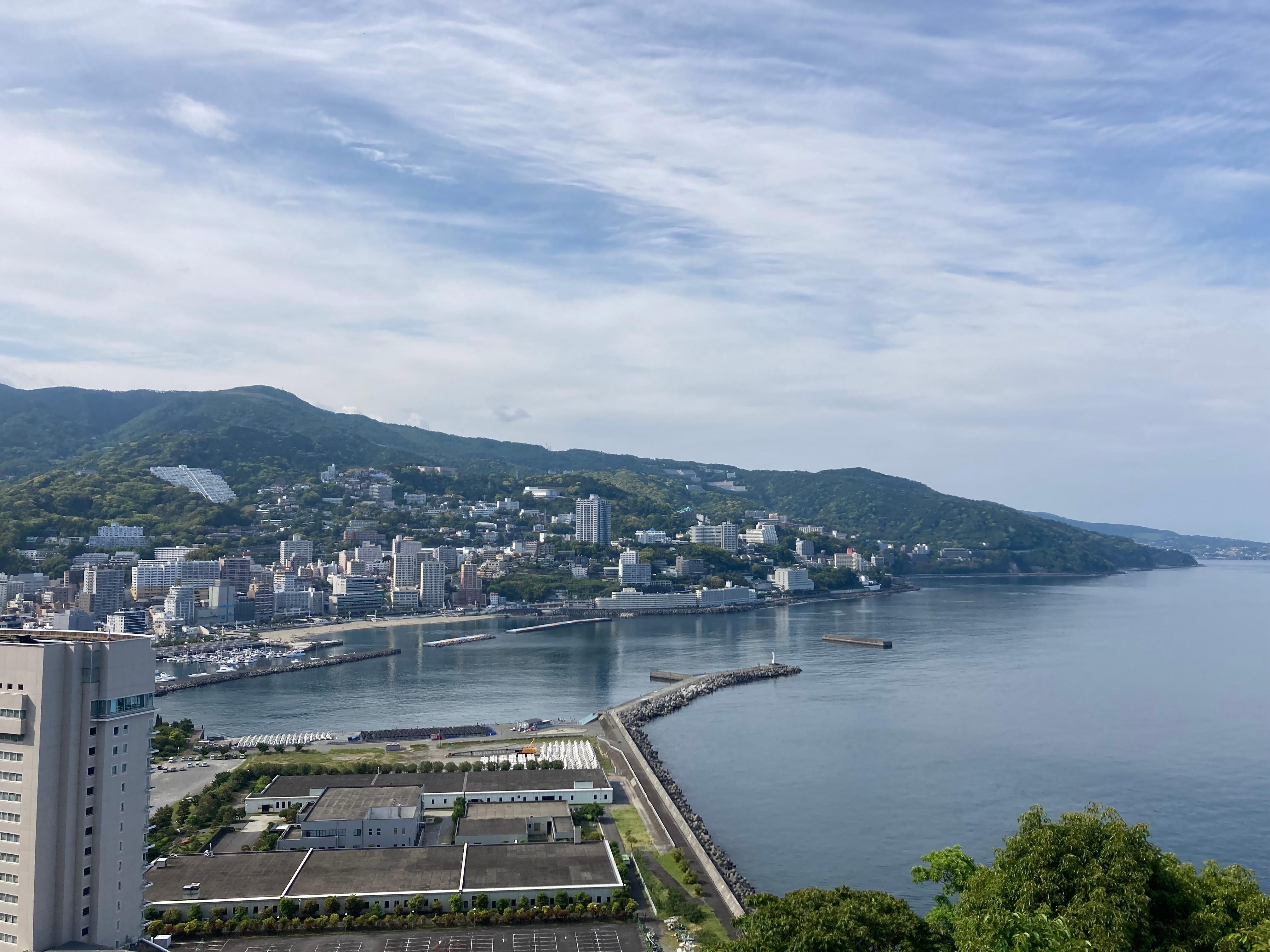 Vista dal castello di Atami