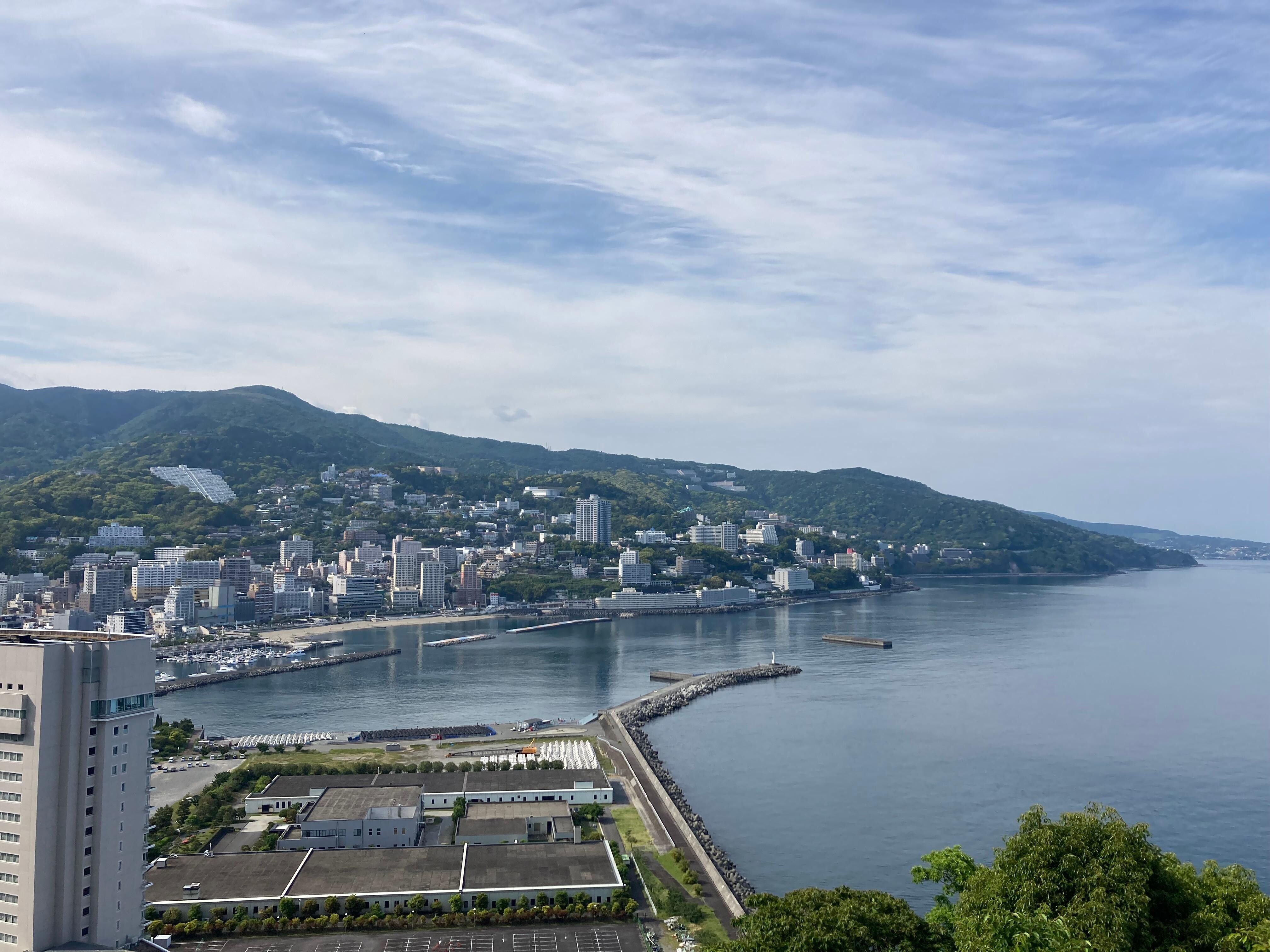 Vista dal castello di Atami