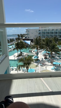 Blick aus dem Zimmer im 4. Stock