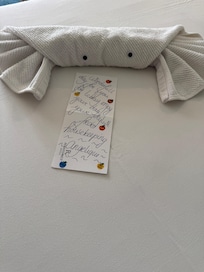 Angelique left us the sweetest surprise. There’s nothing like a handwritten note and she had designed it herself with stickers. She’s amazing!