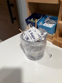 Coffee trash from prior say