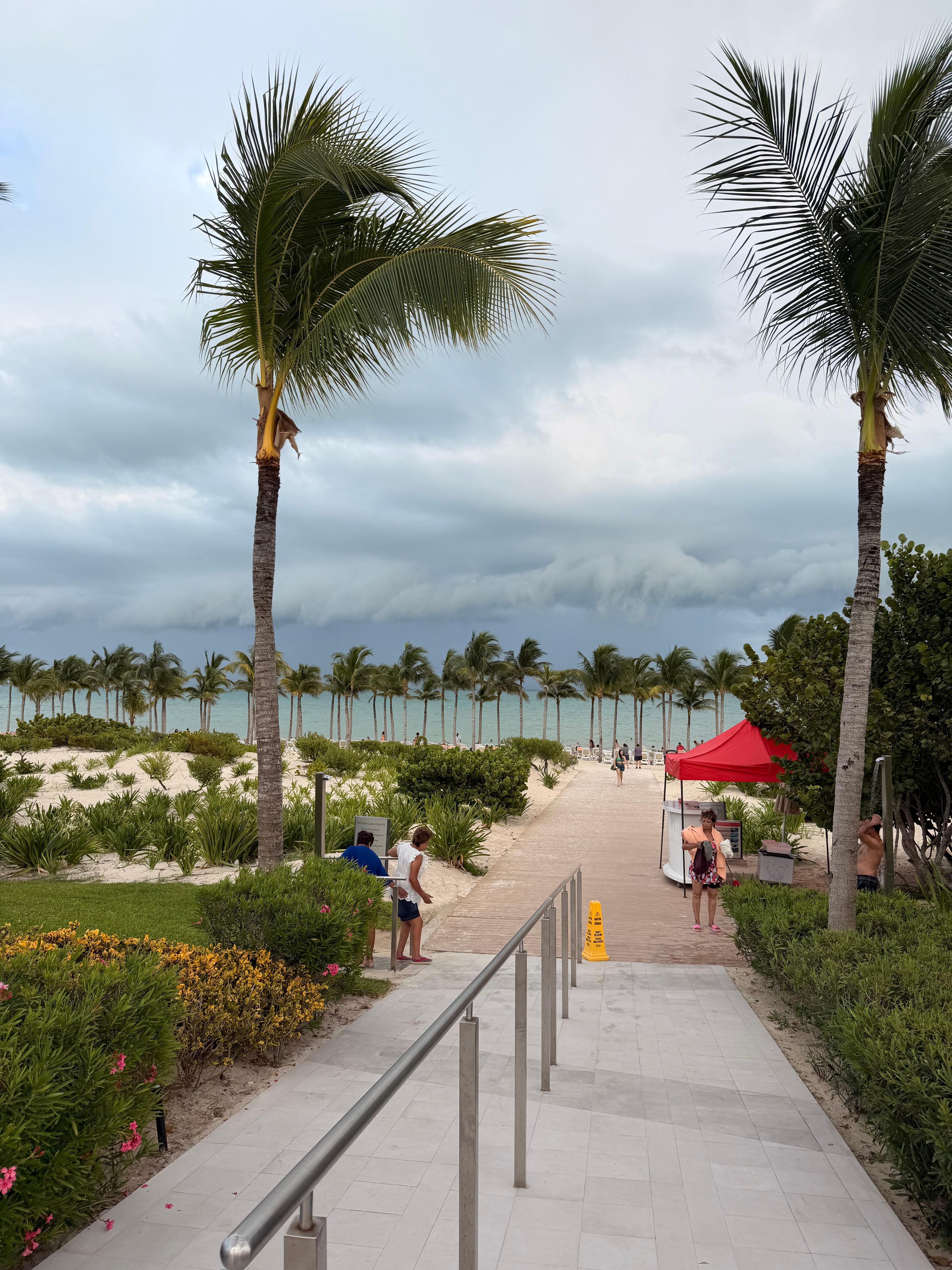 Ok the way to the beach 