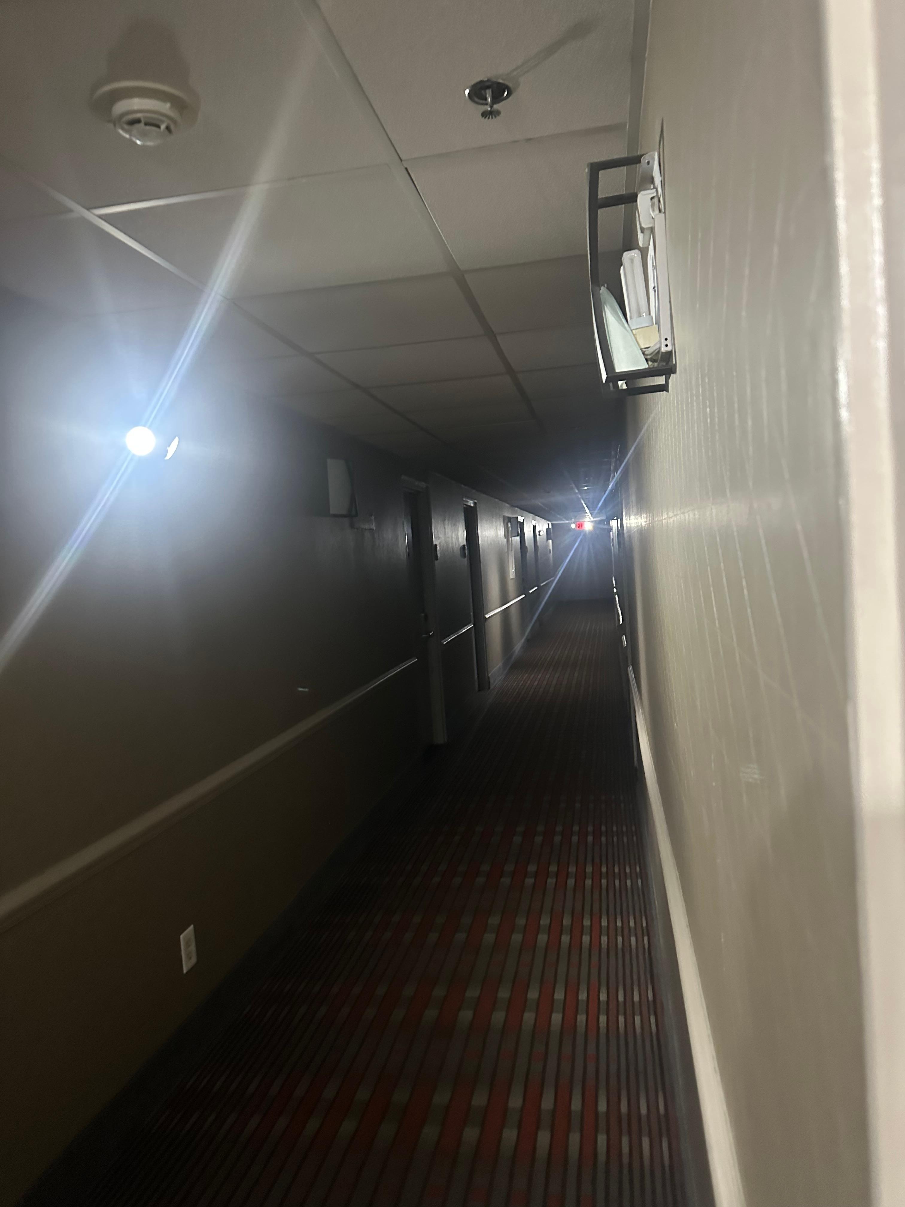 Lights out ‘only ‘ in this hotel (hall #1)