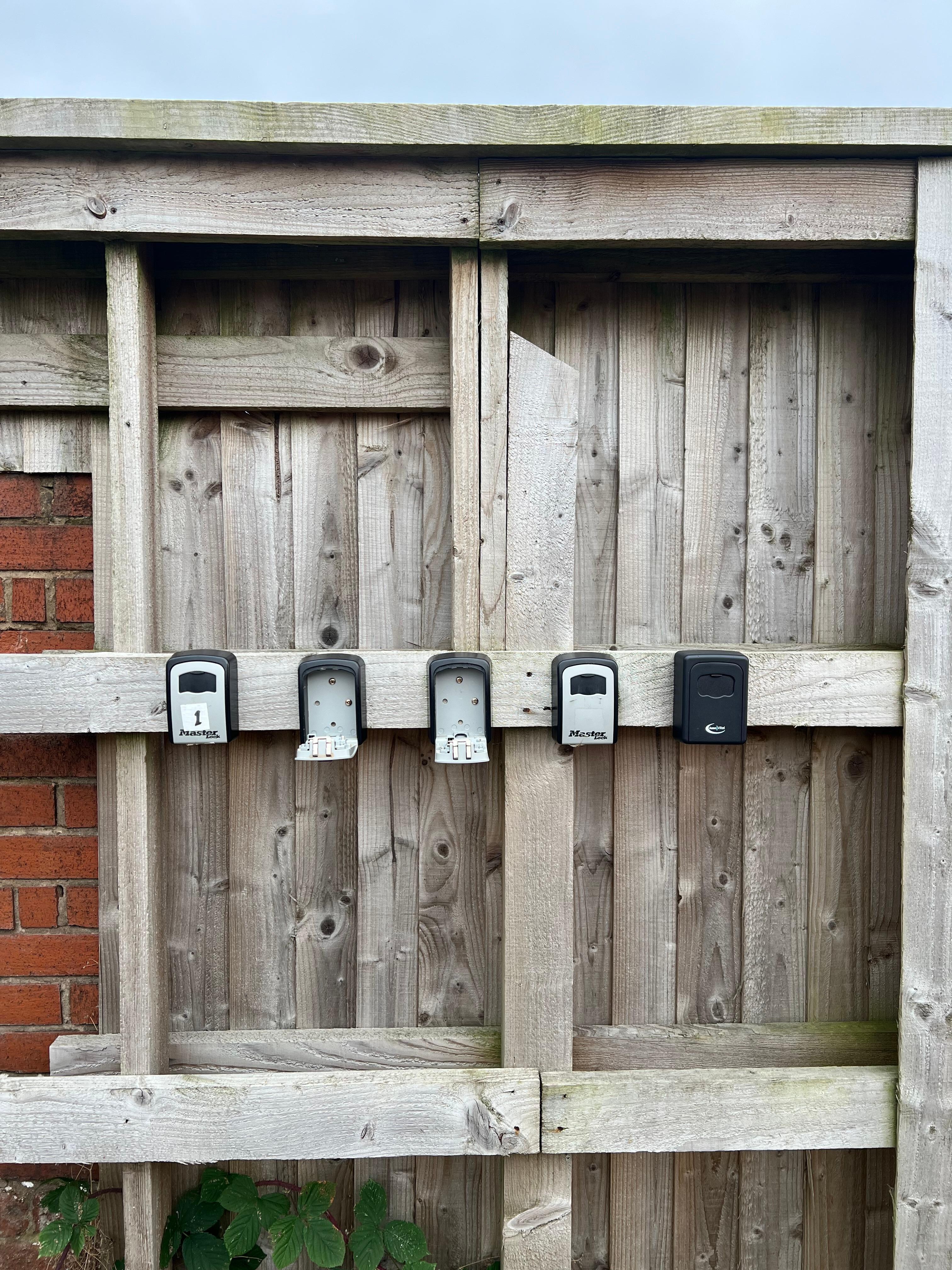 on arrival keyboxes  no keys 