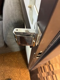 Door Security latch lose