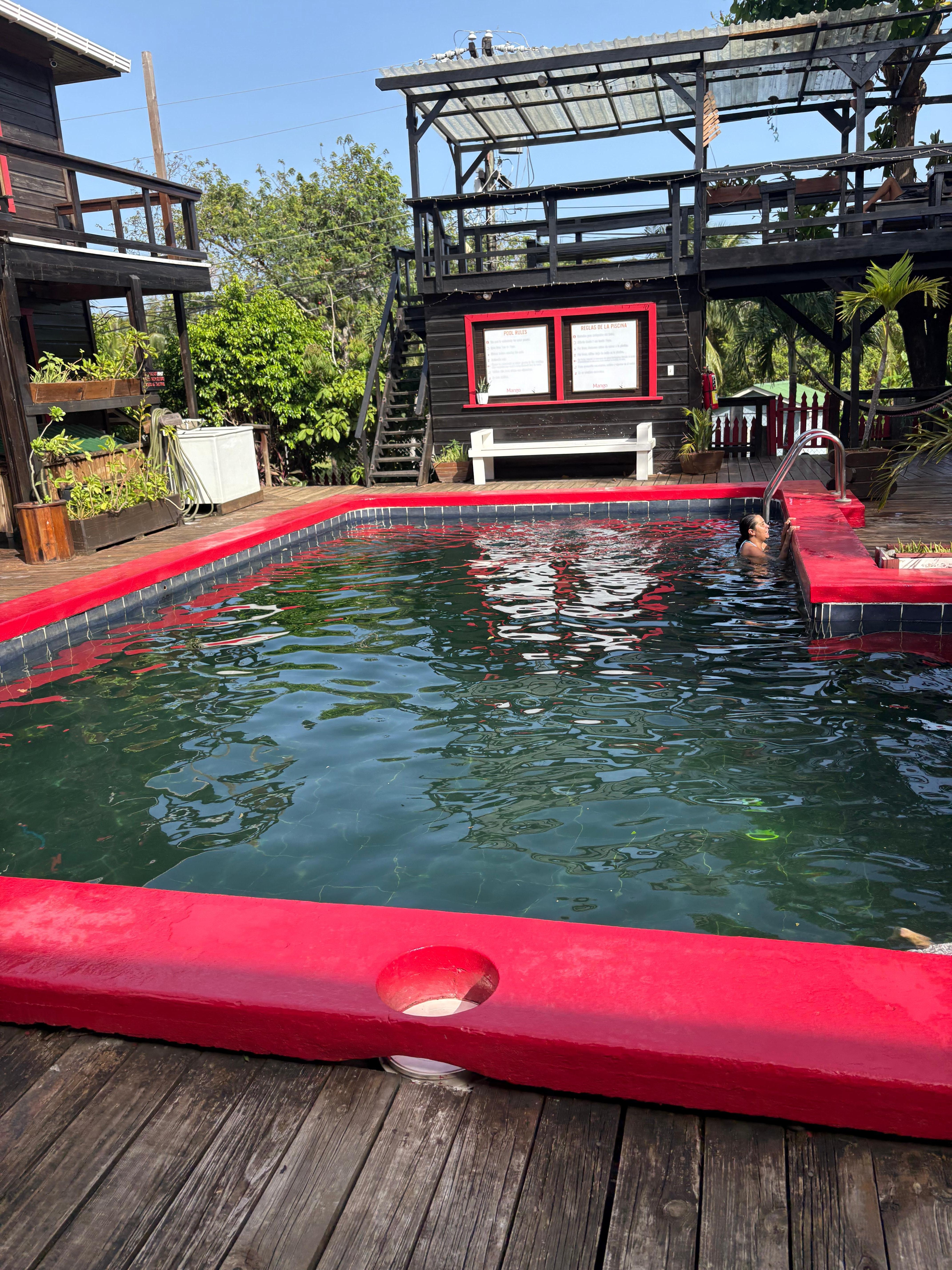 Poolside area
