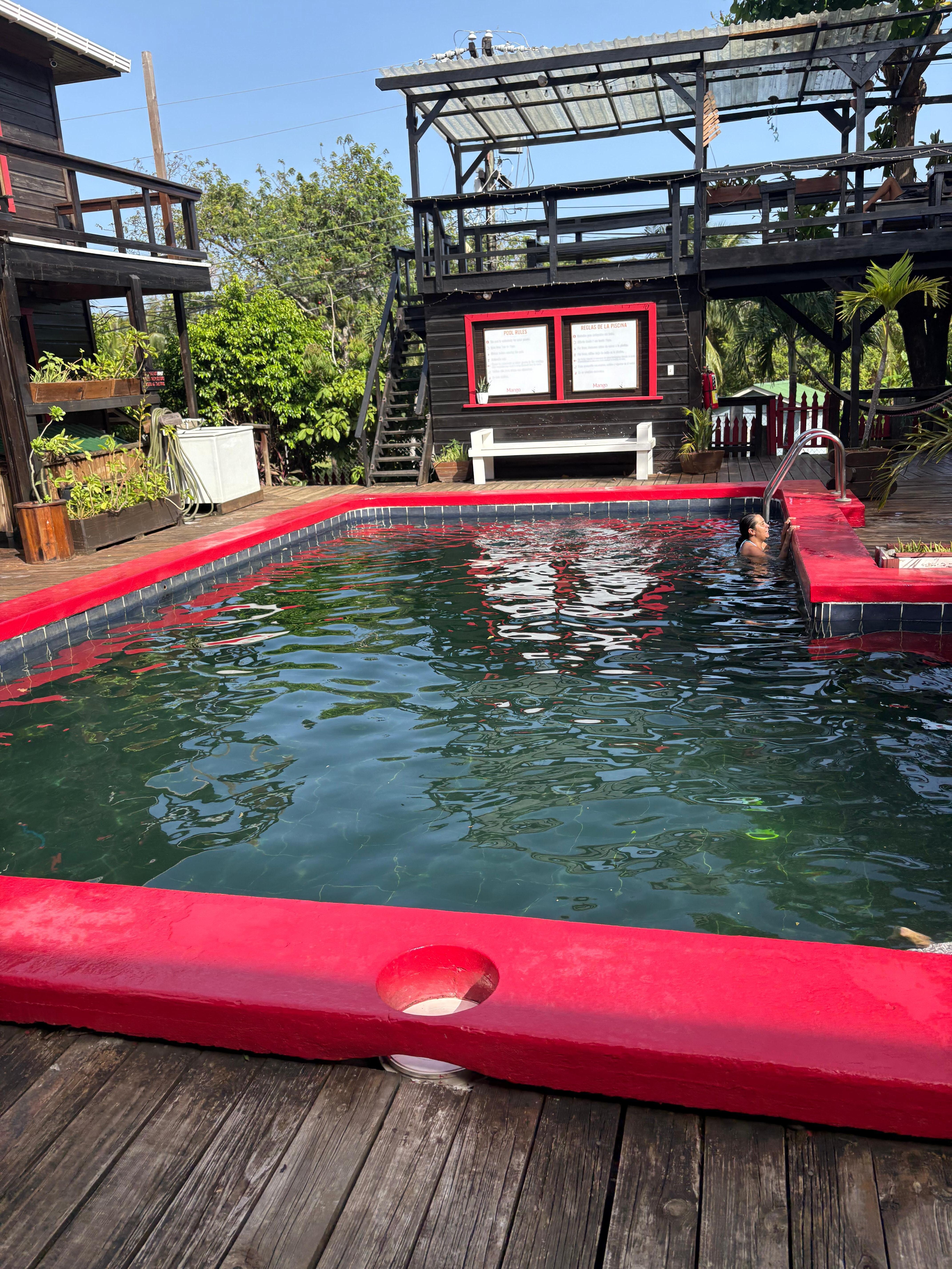 Poolside area
