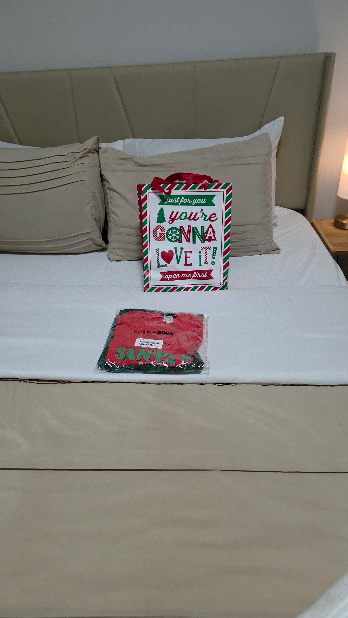 Friendmas pajamas and gifts