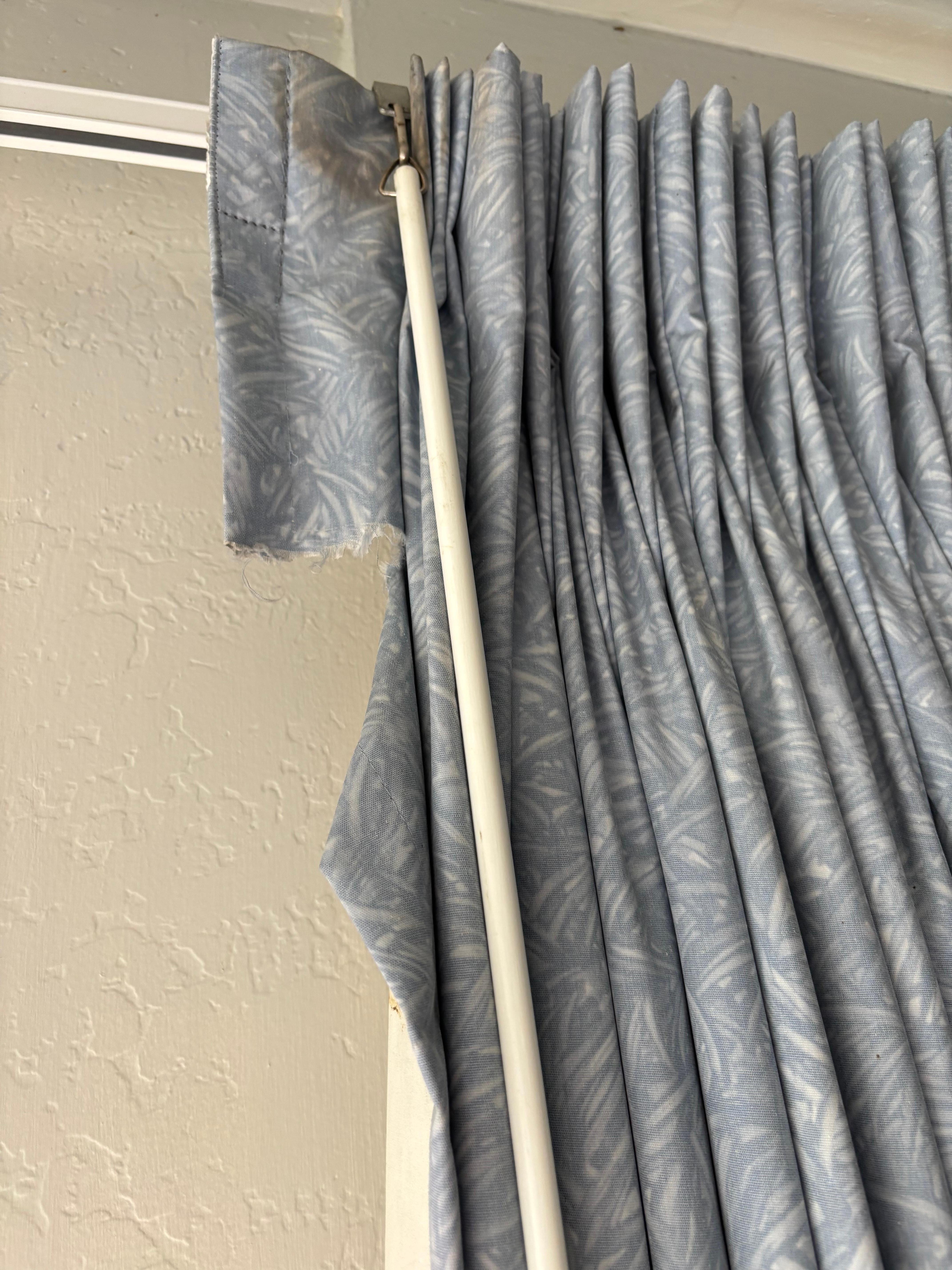 Curtain over door