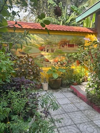 Grönskande och lummigt.