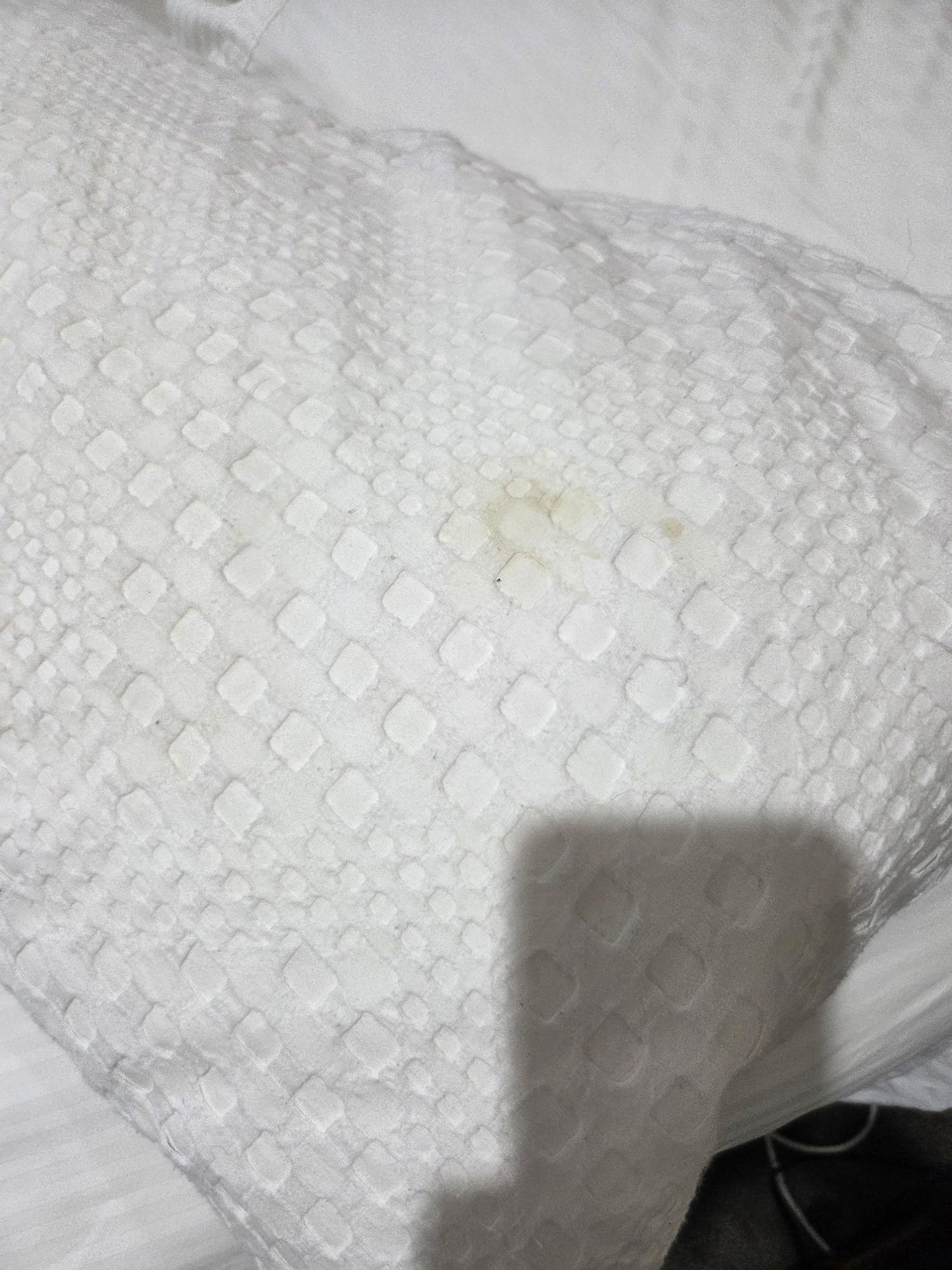 Another stained pillow