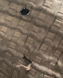 Holes in the thin sheet