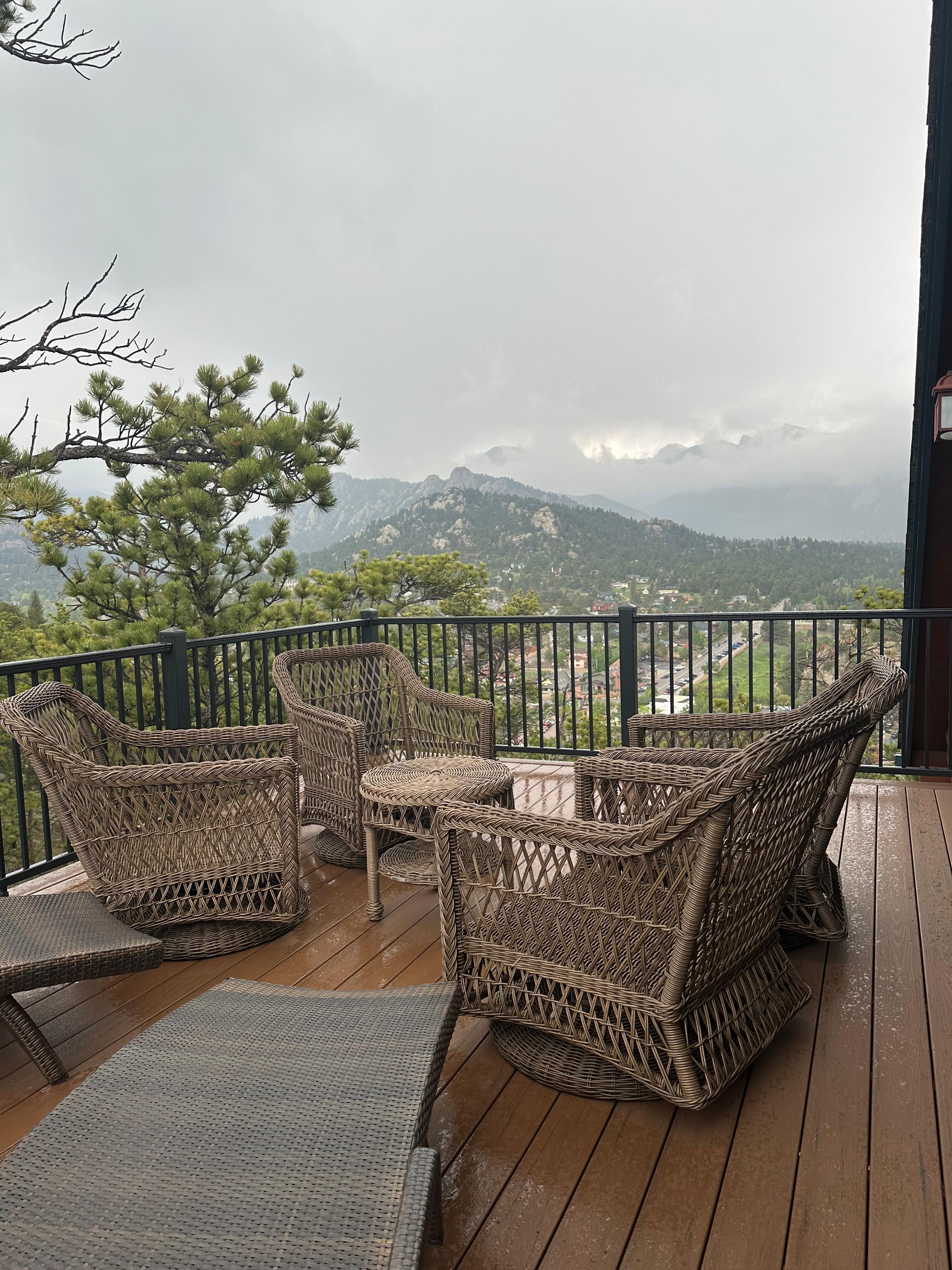 View from one of the decks 