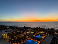 Sun rise is very beautiful to watch in the morning