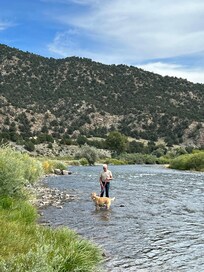 The Arkansas River runs close by!