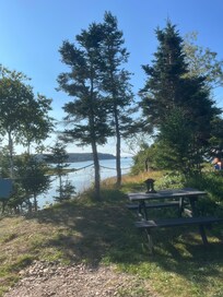 Photo taken from the A-frame porch.