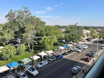 They were having a farmers market just across the street! It was so cool.