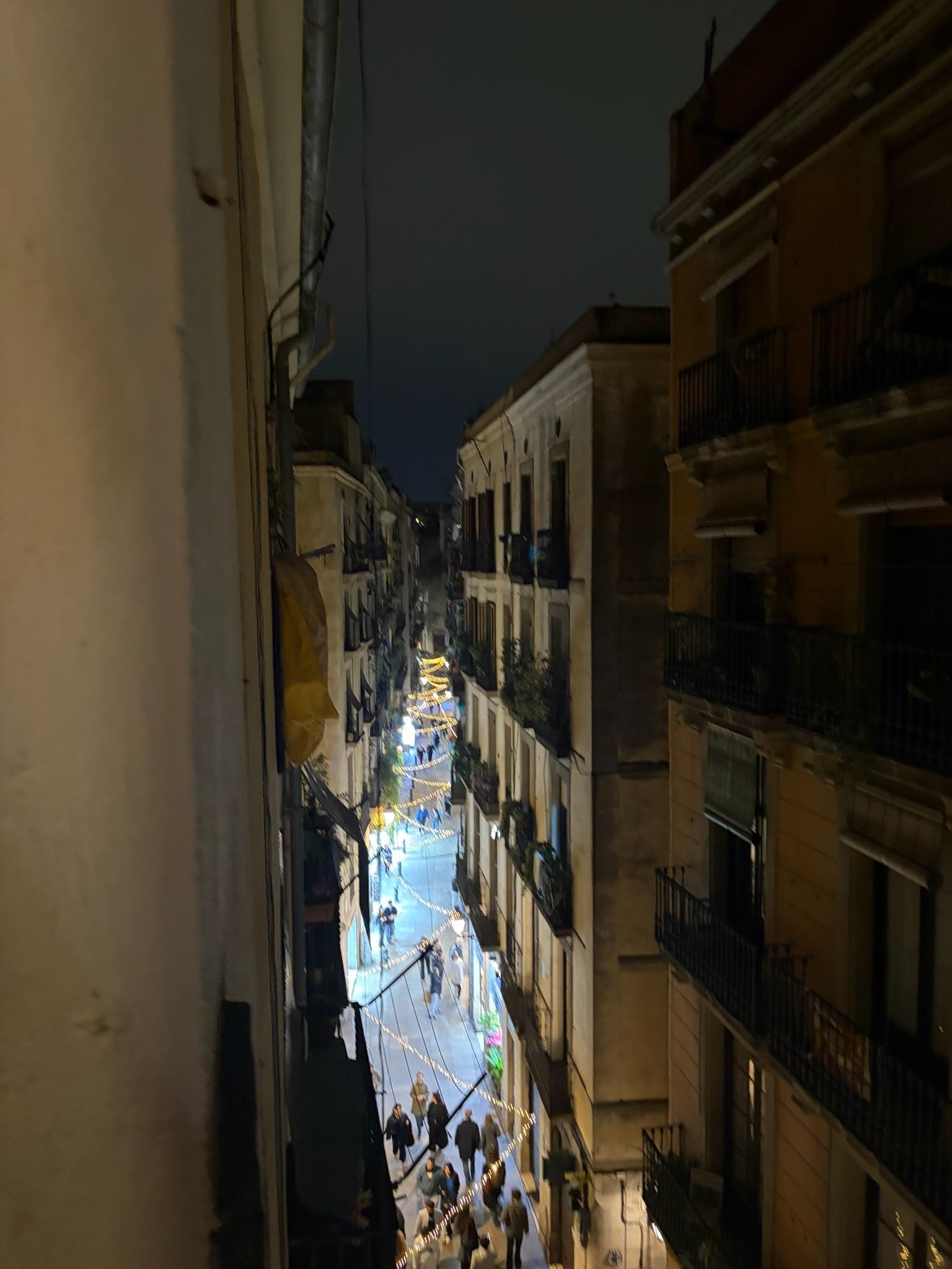 View from the small balcony