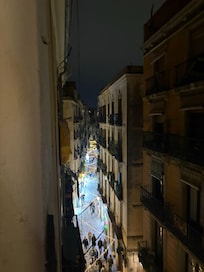 View from the small balcony