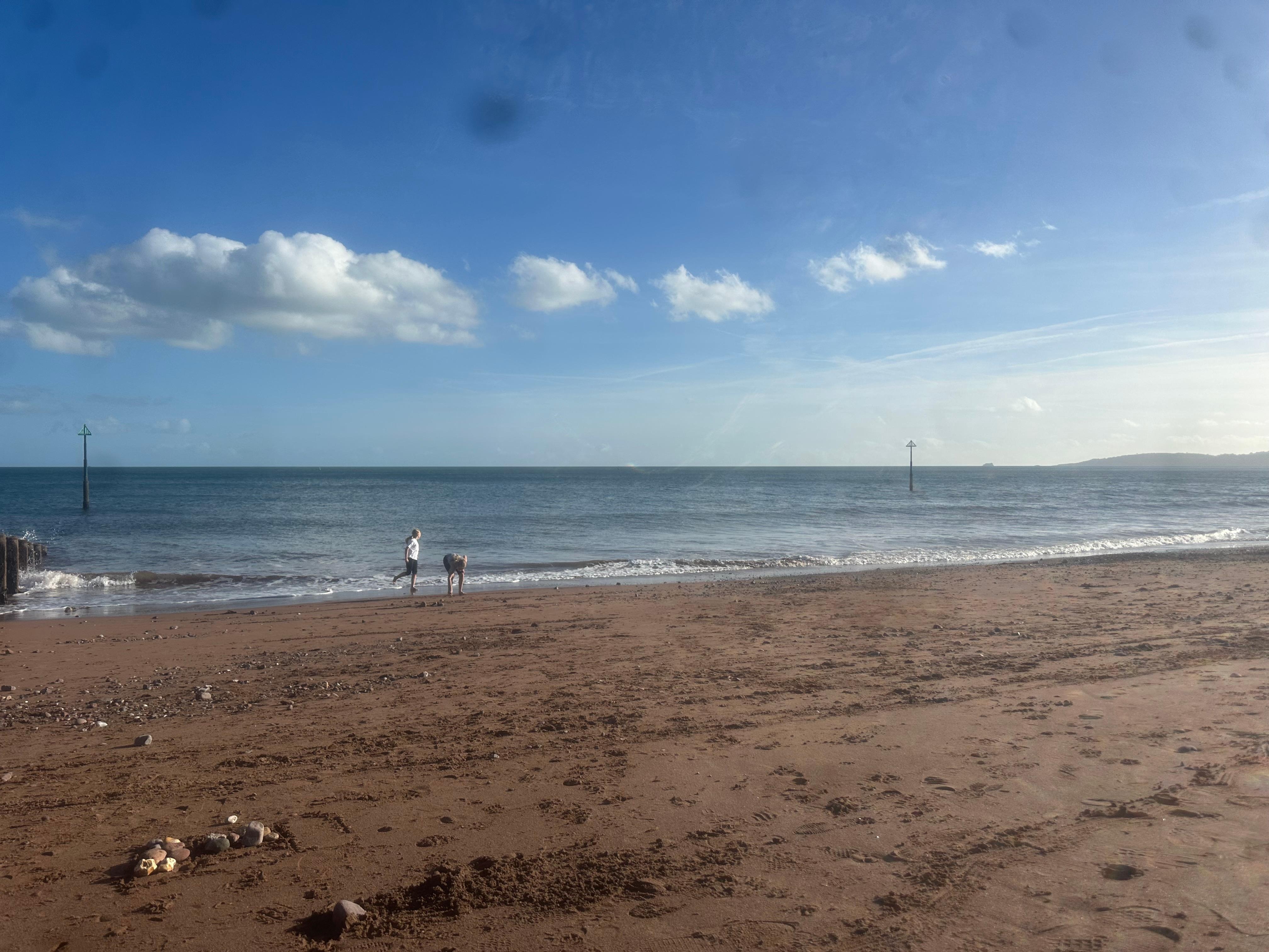 Teignmouth beach 