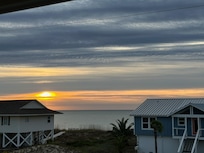 Sunrise from the deck