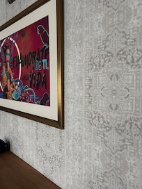 Cool walls in the apartment.