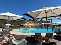 Poolside with a fabulous view