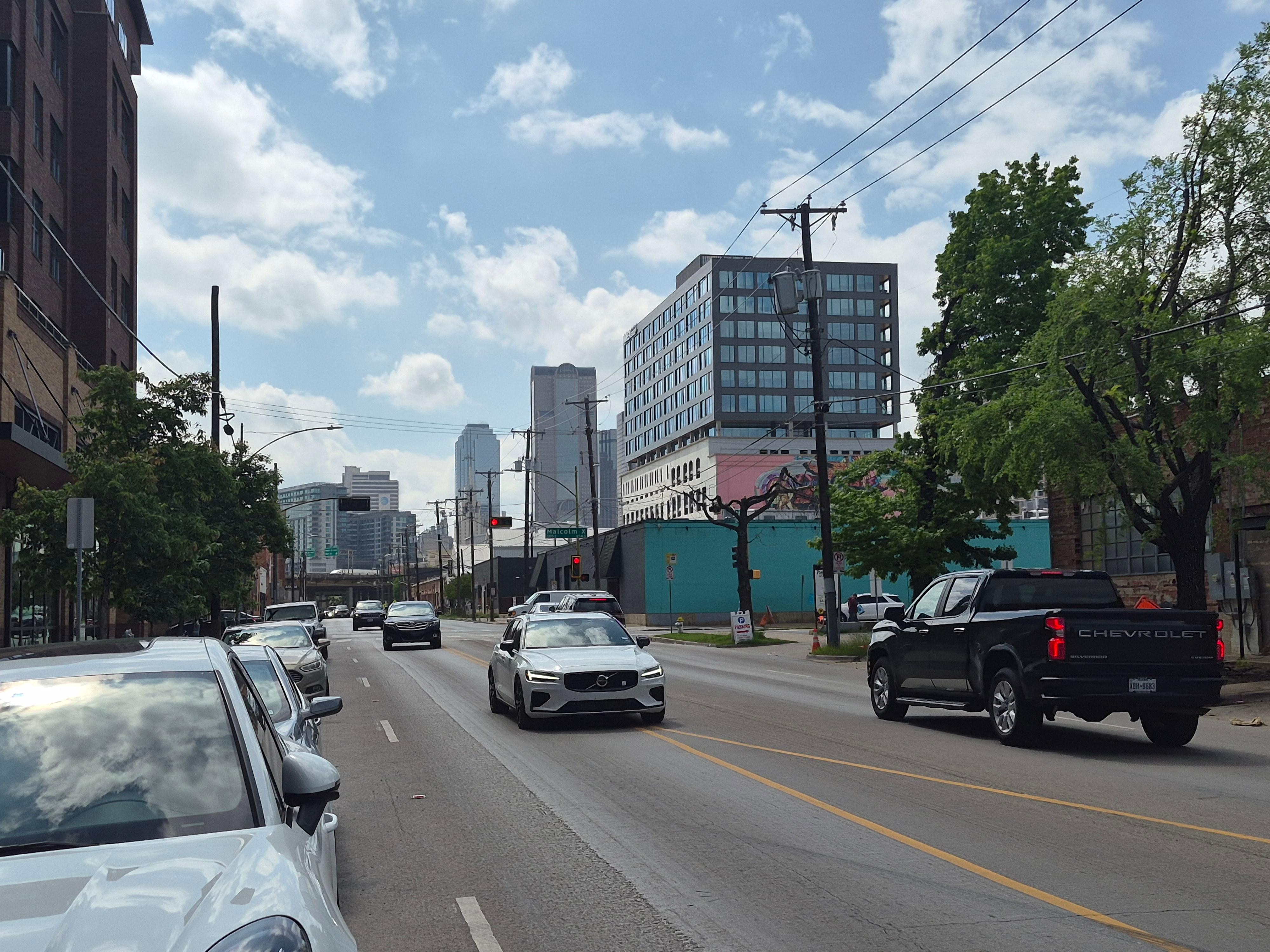 Street view out front of building 