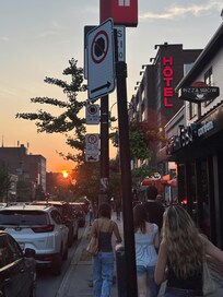 Picture taken while approaching the hotel