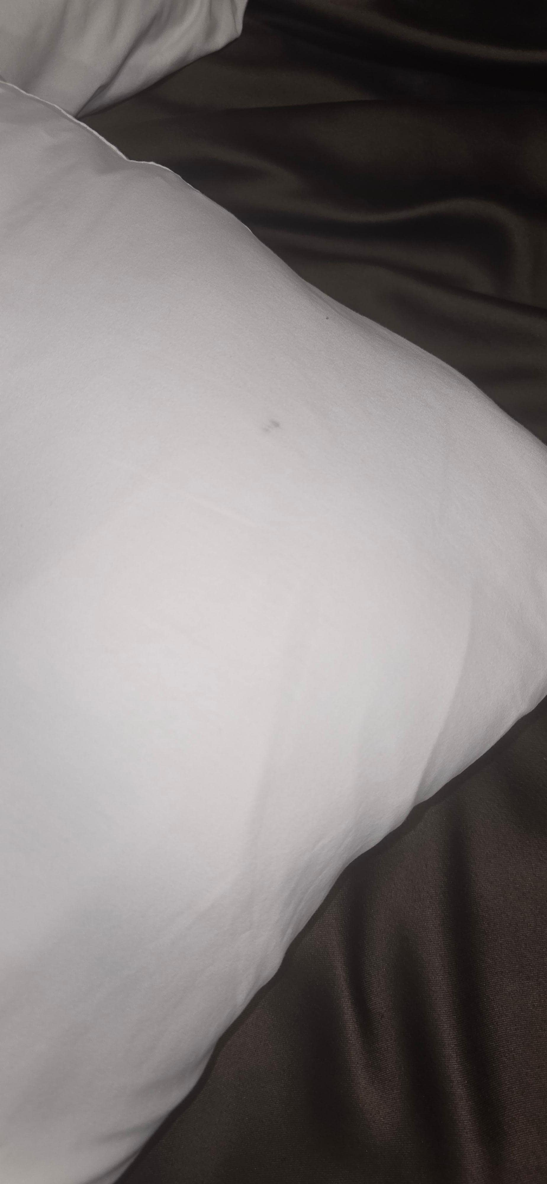 Pillow cover dirty stained