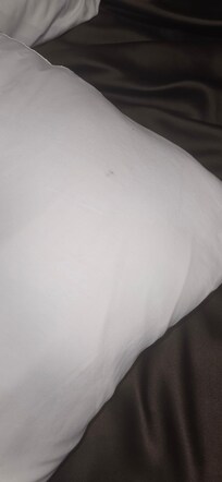 Pillow cover dirty stained