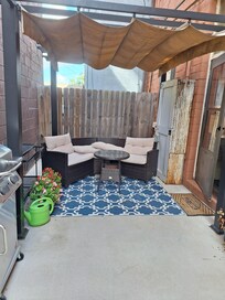 Outside sitting area