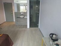 Shower on right in cubicle was ok