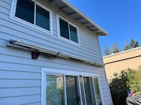 Busted porch awning