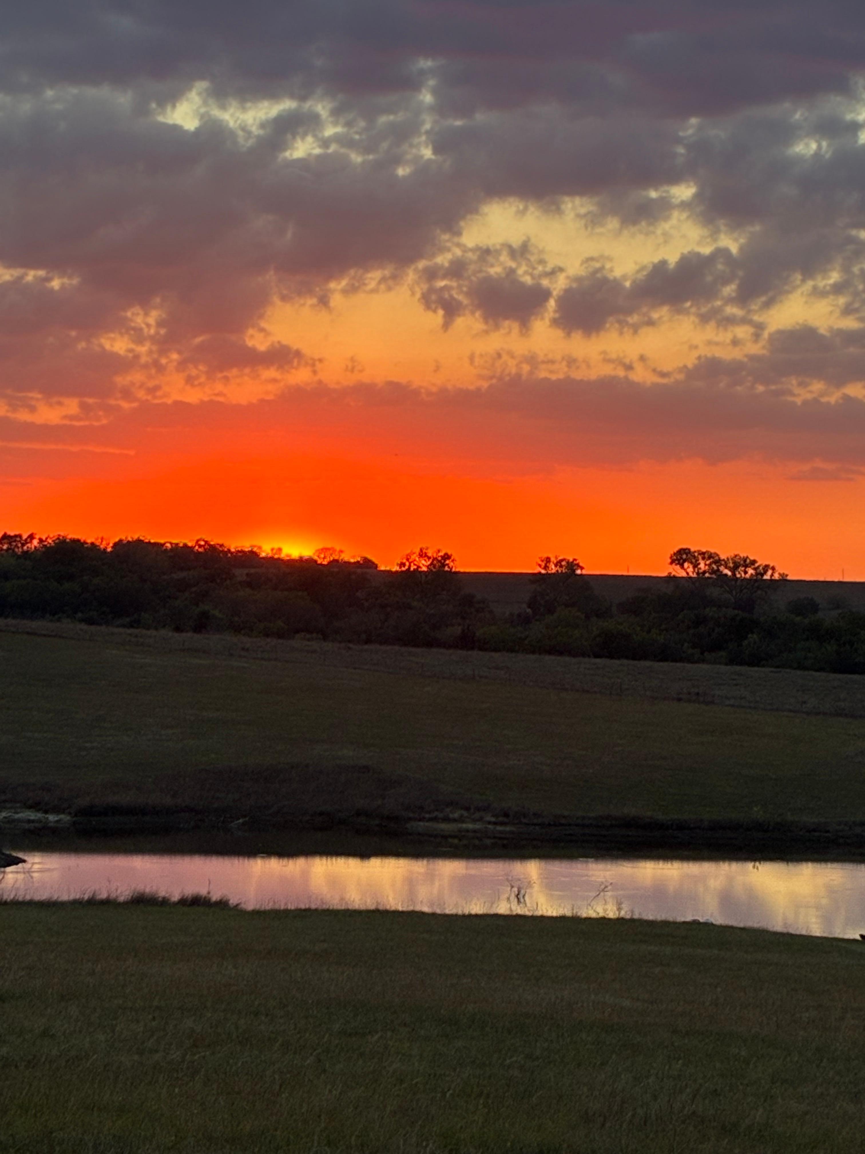 Sunset on the prairie!
