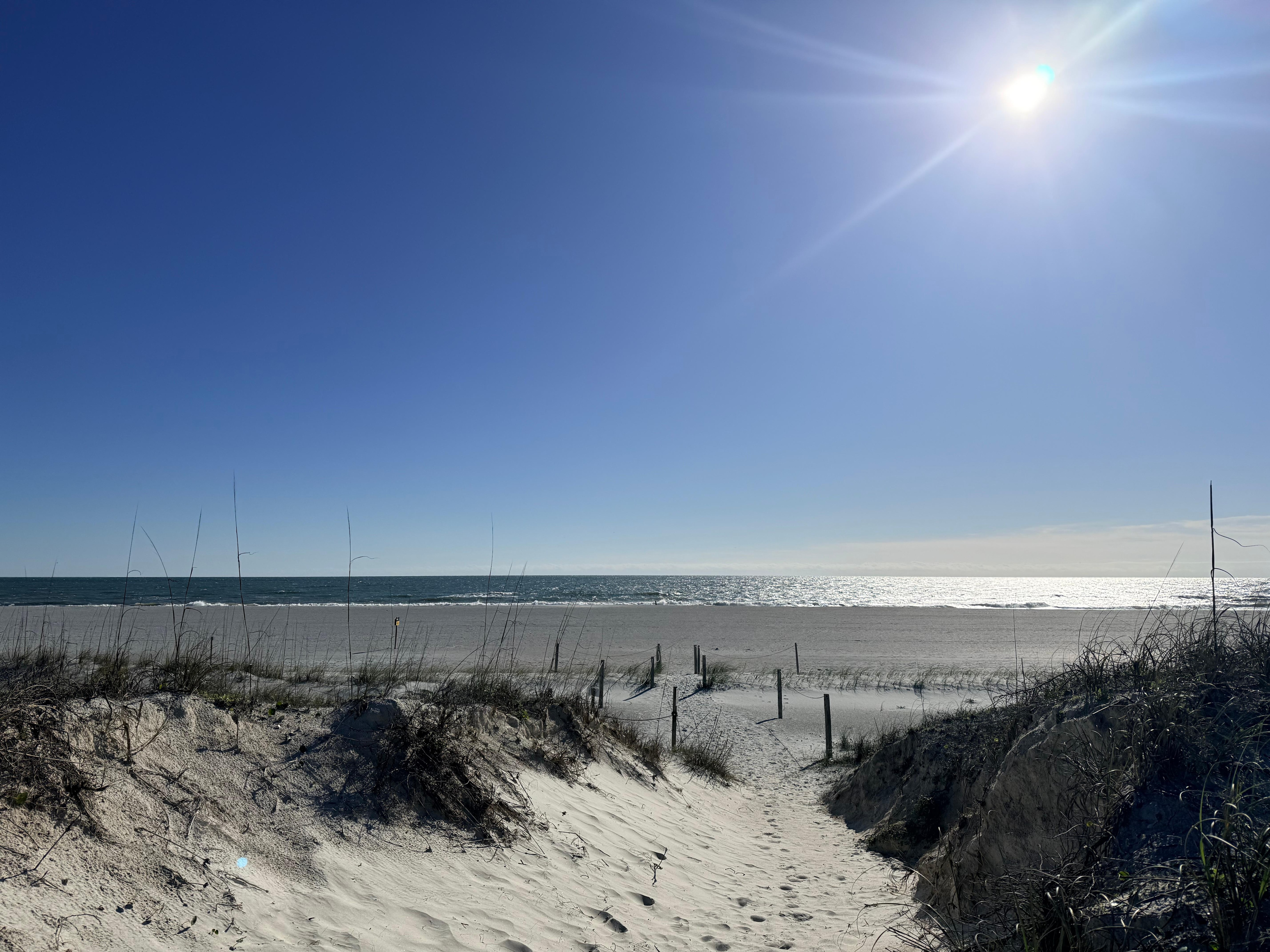 Quick access to expansive beach area. 