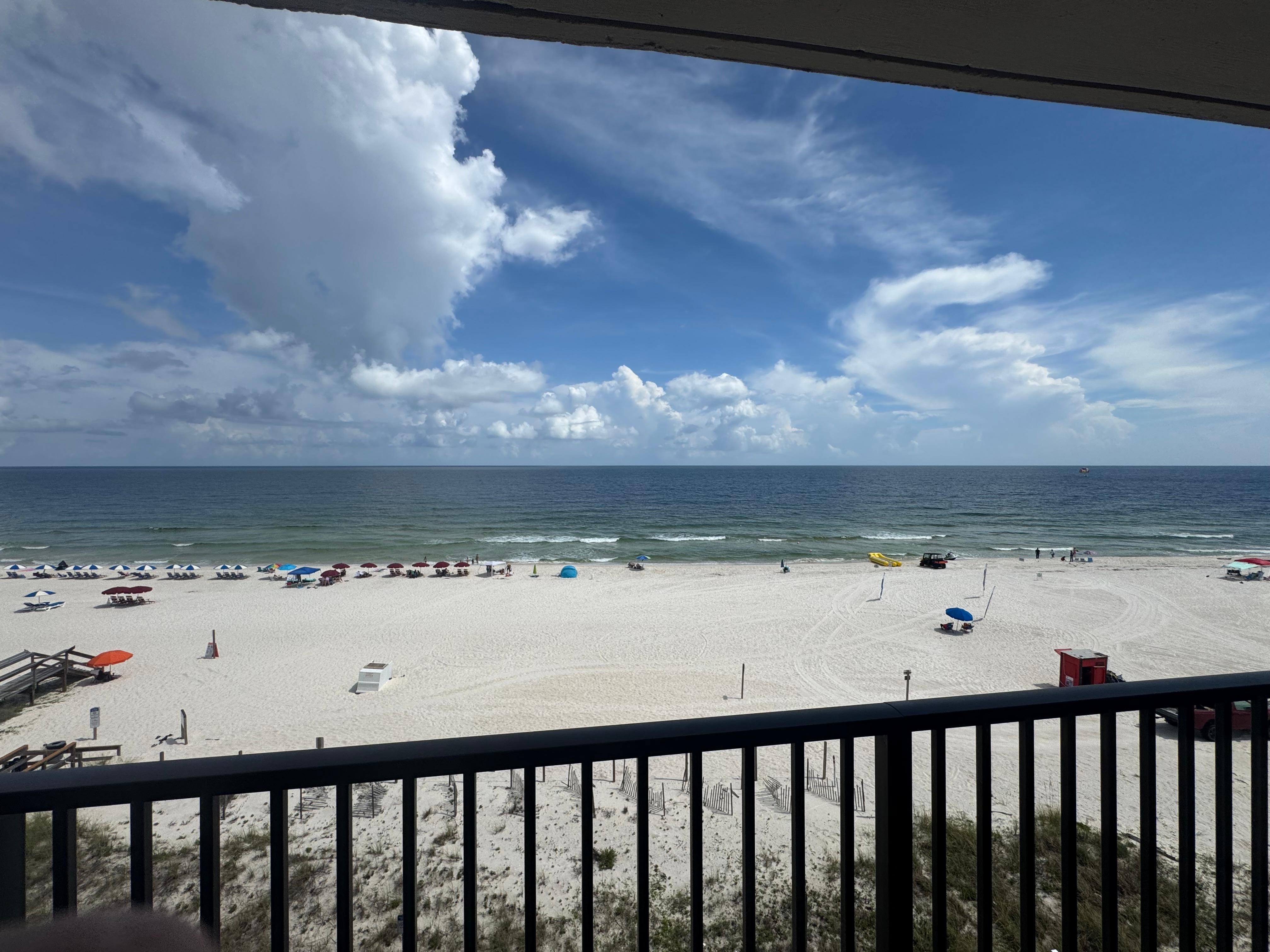 We spent so much time on the balcony