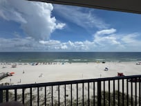 We spent so much time on the balcony