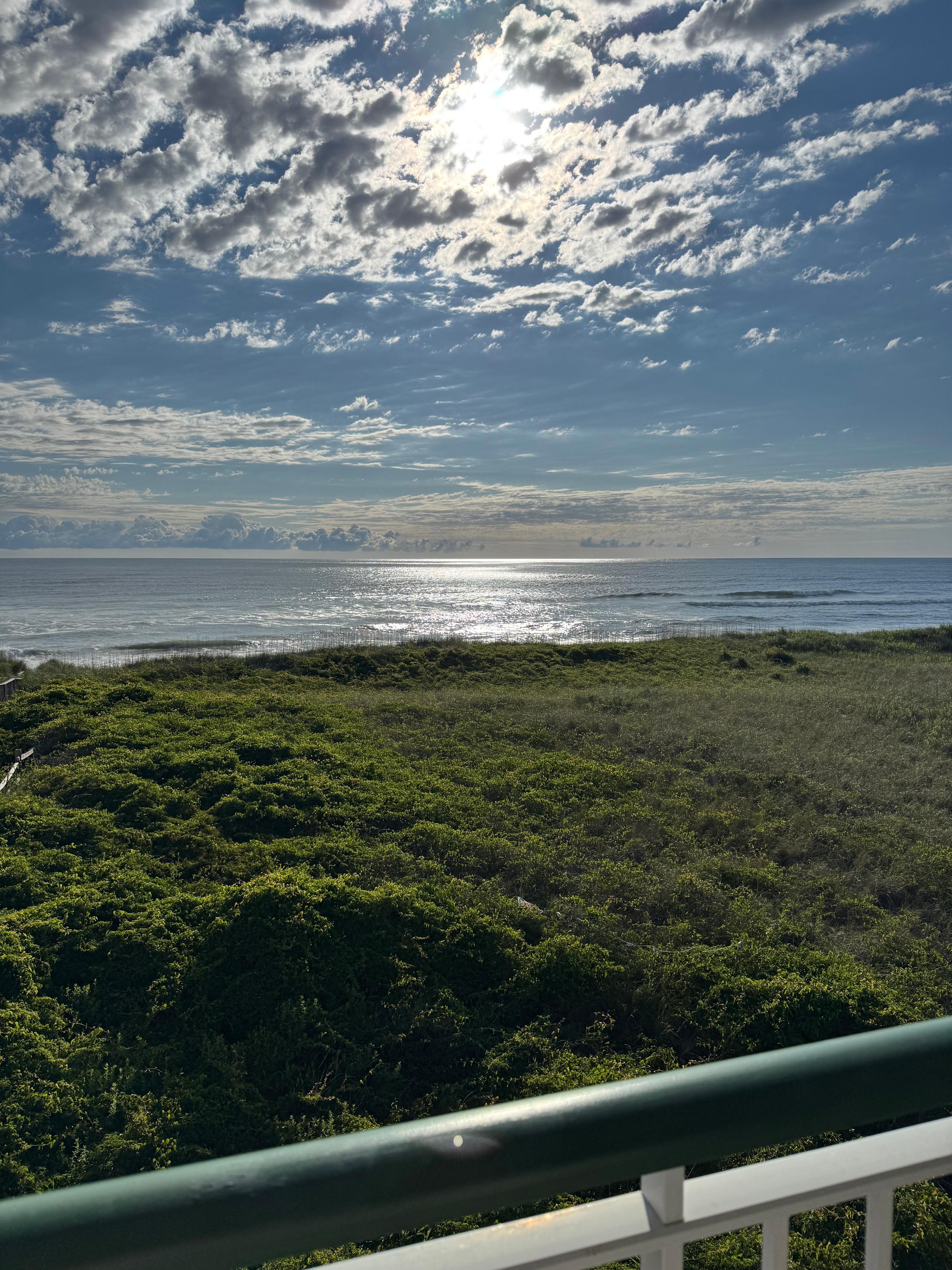 View from the balcony 