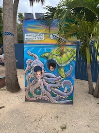 The yard is a blast.