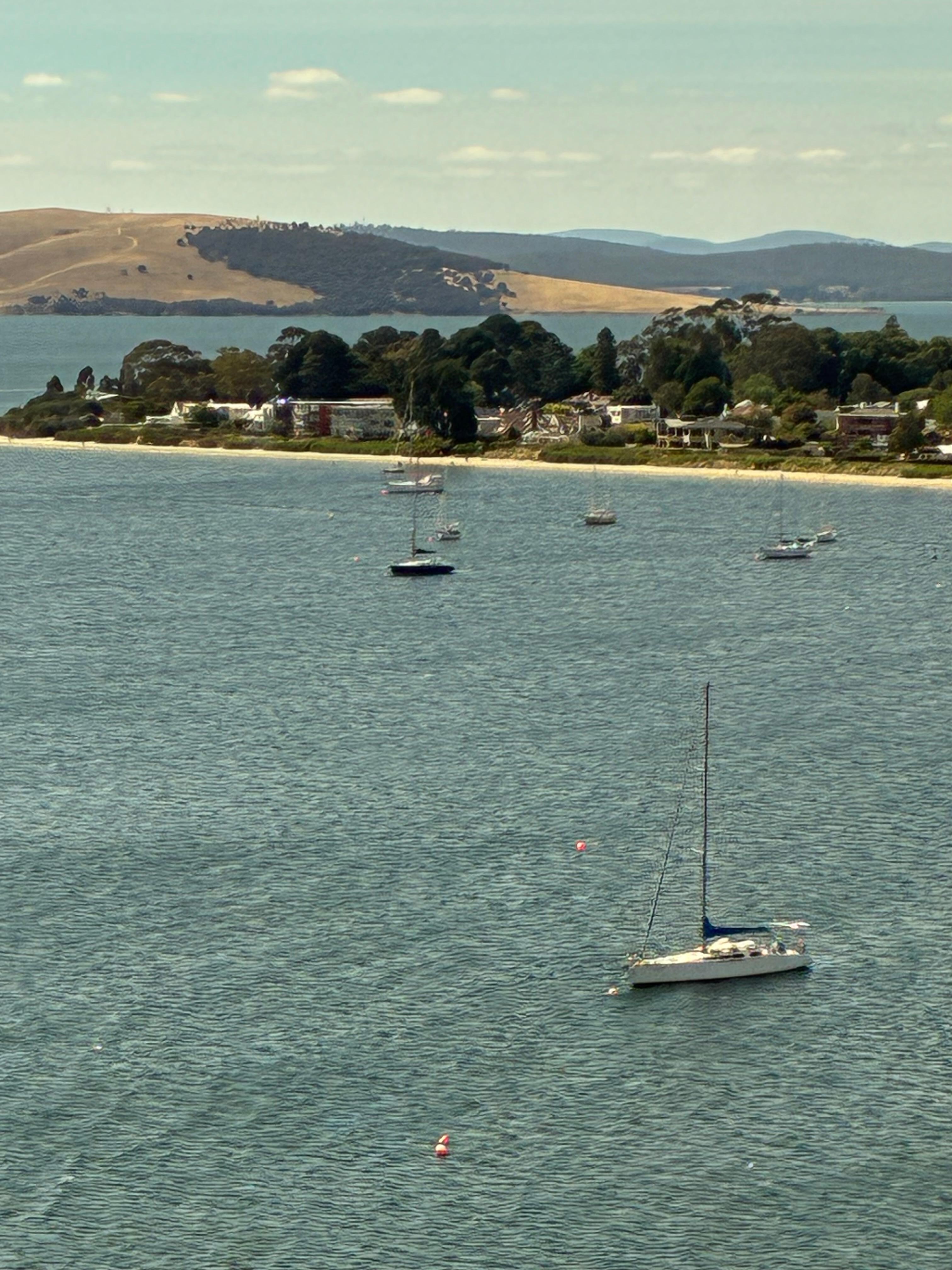 View out the room window 