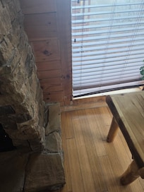 Stains from the leak