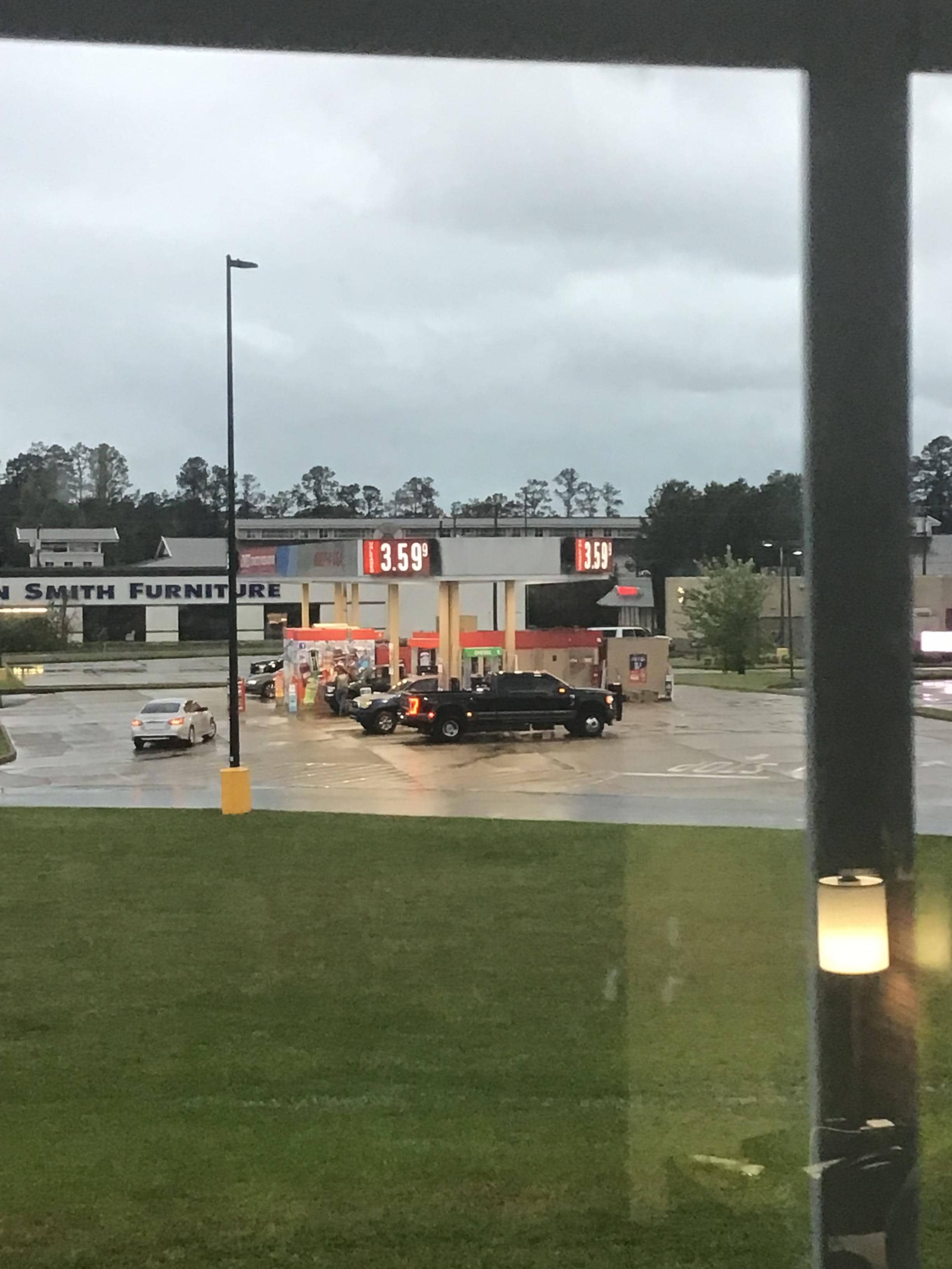 It was great to see gas at the prices we are use to paying.