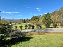 Our view from the cabin, picture taken the last morning of our stay.