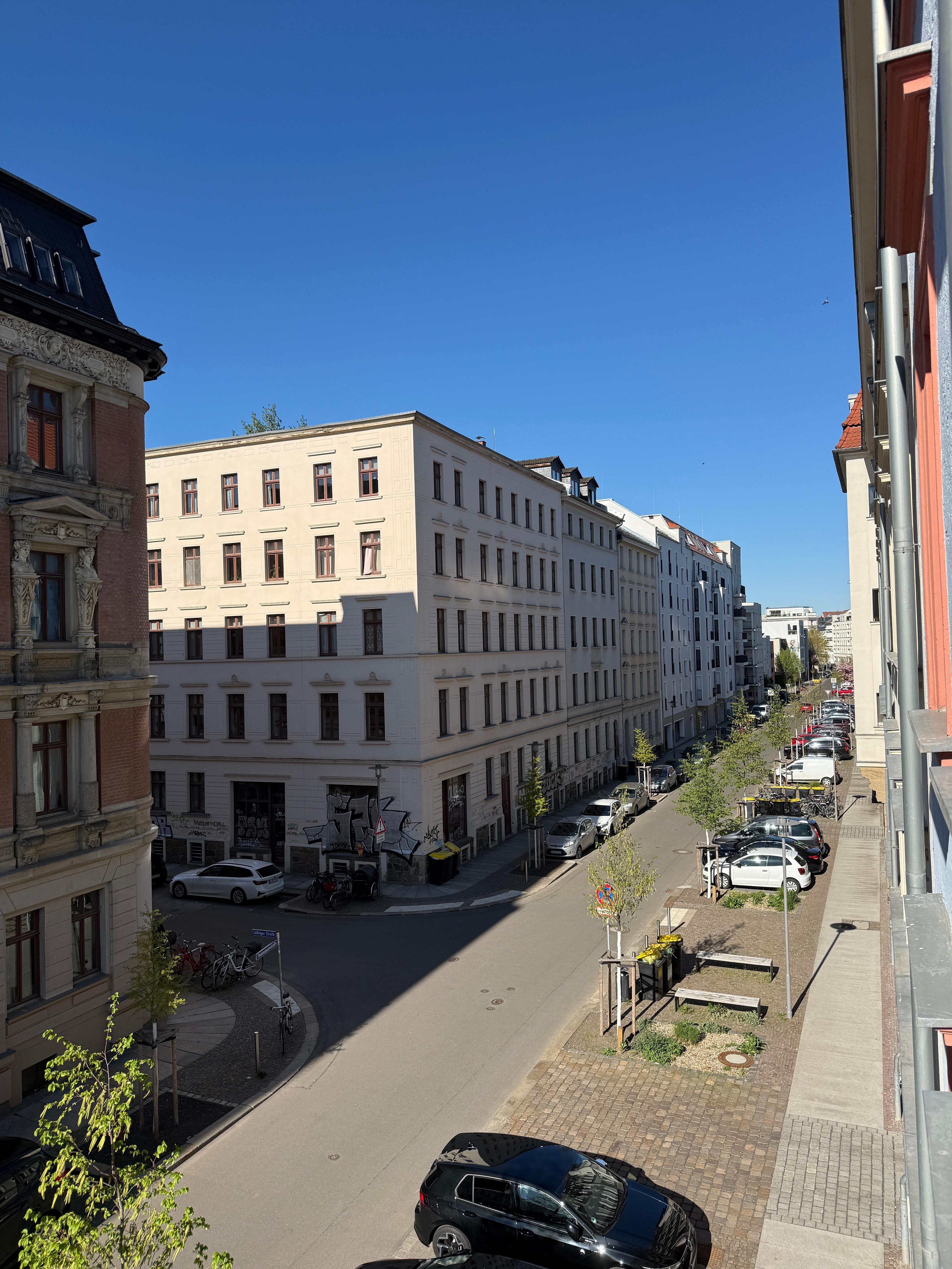 View from the street side windows