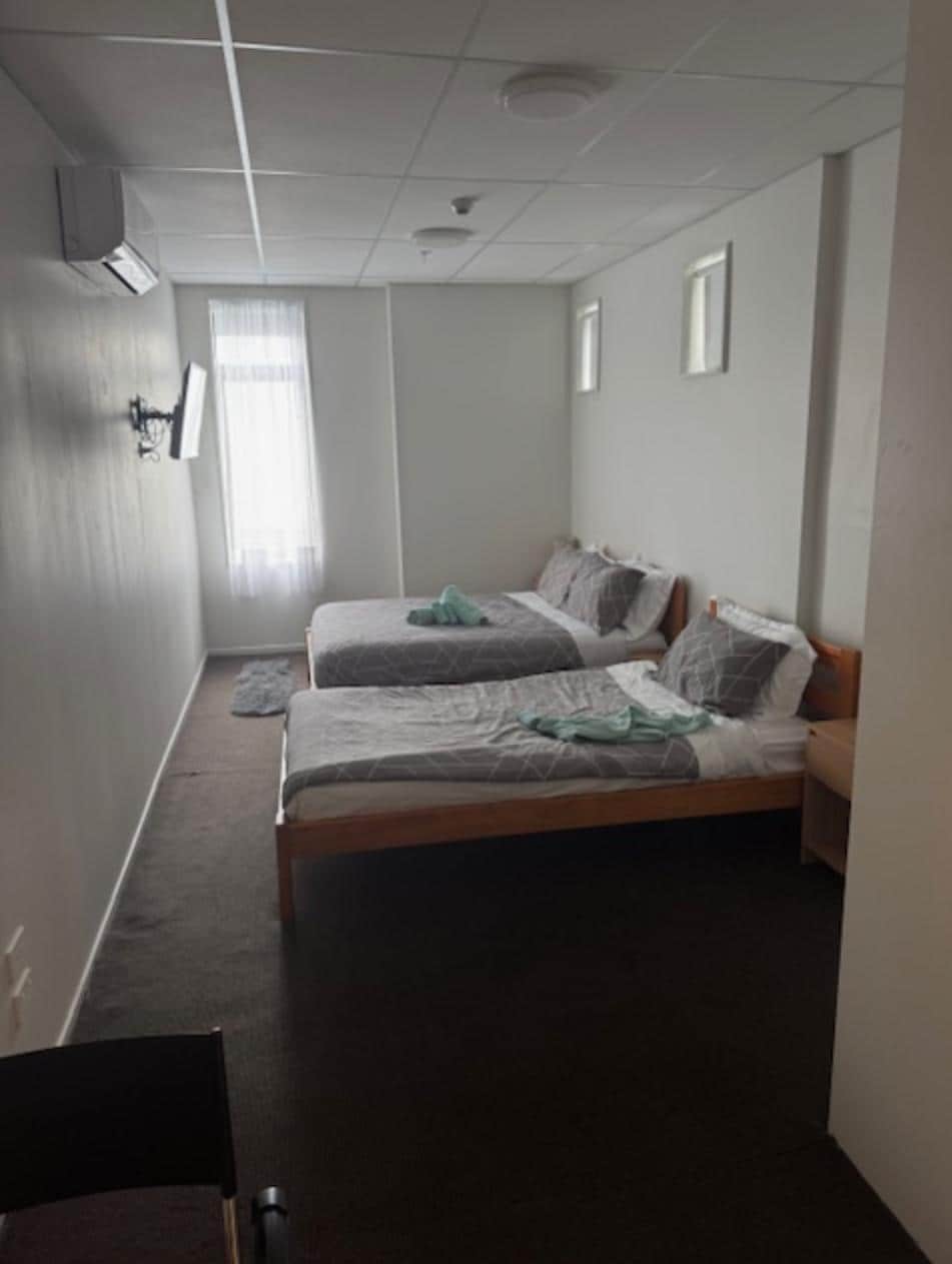 This is described as a family suite. Unreal.