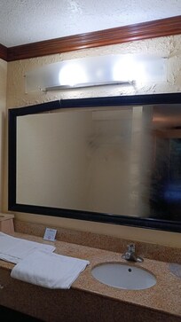 Mirror was broken